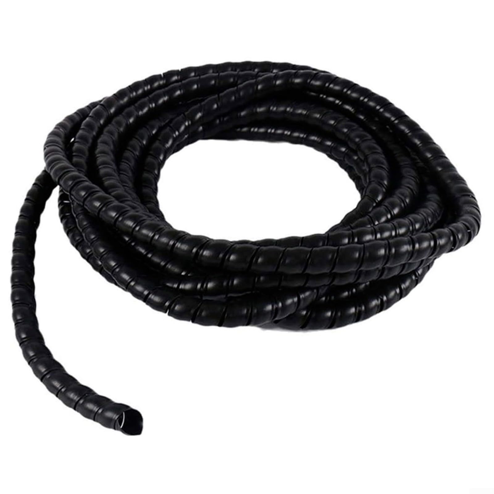 KiraKira Nero Spirale Ferita Wire Protector D20mm 25M Flessibile PP Cavo Organizzatore Tubo per Elettronica Idraulica