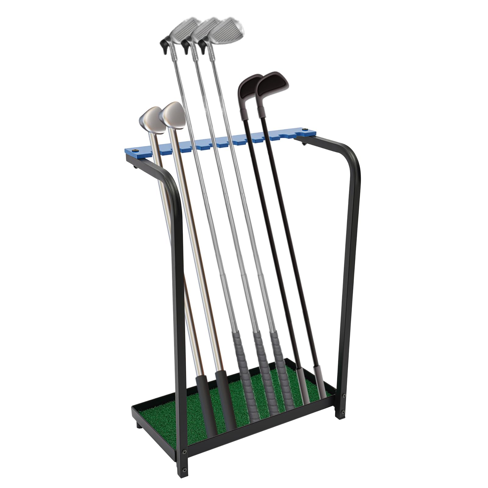 Support de club de golf en acrylique, support de putter de golf, organisateur de clubs de golf, 9 trous, 50 x 27,5 x 72 cm