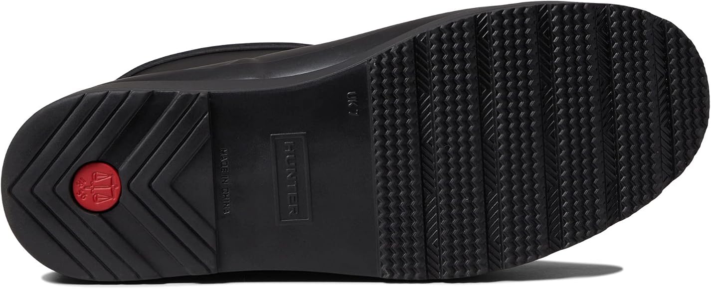 HUNTER Play Short Backstrap Print Boot Black/White 6 M : Amazon.de 