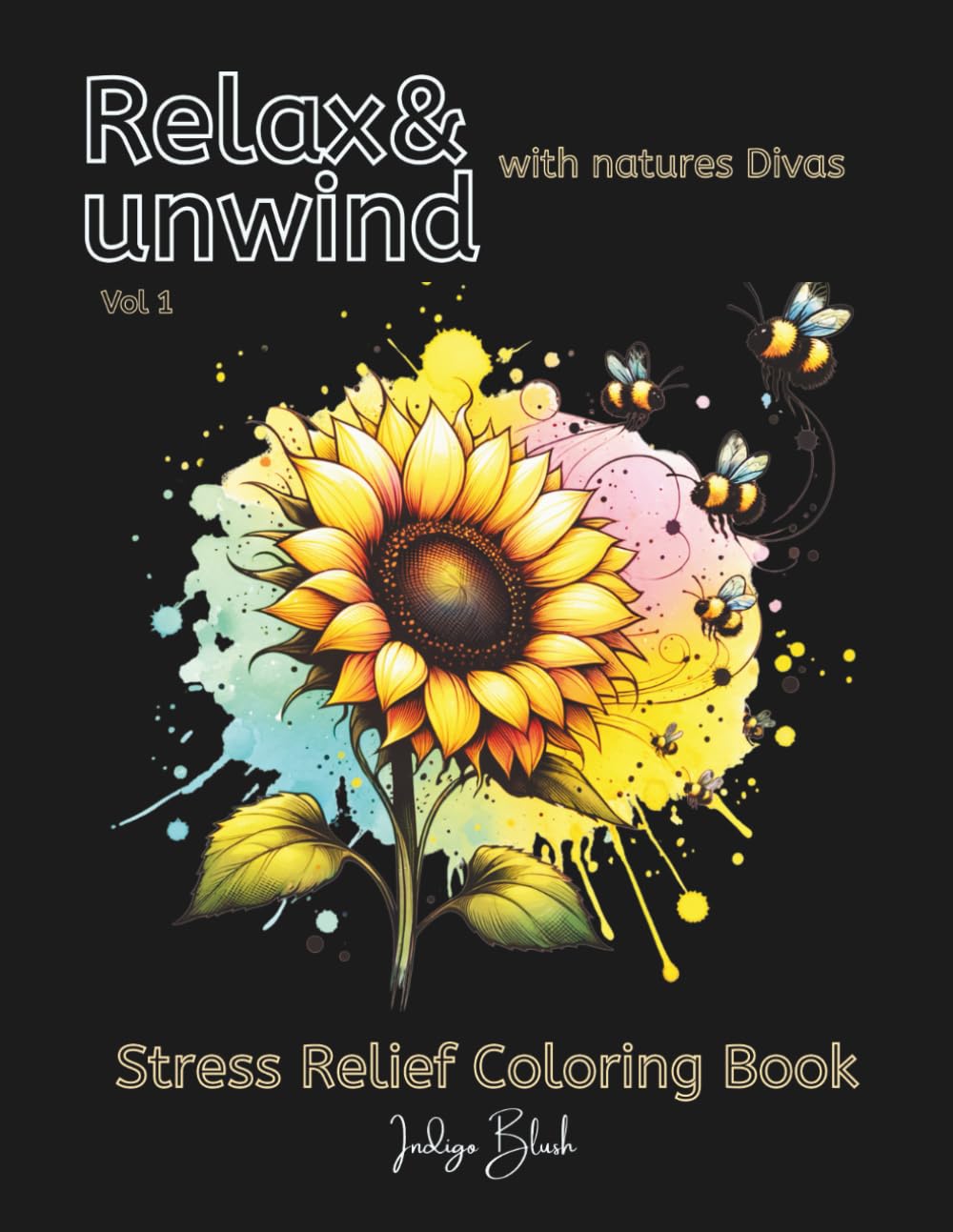 Relax & Unwind: Stress Relief Coloring Book
