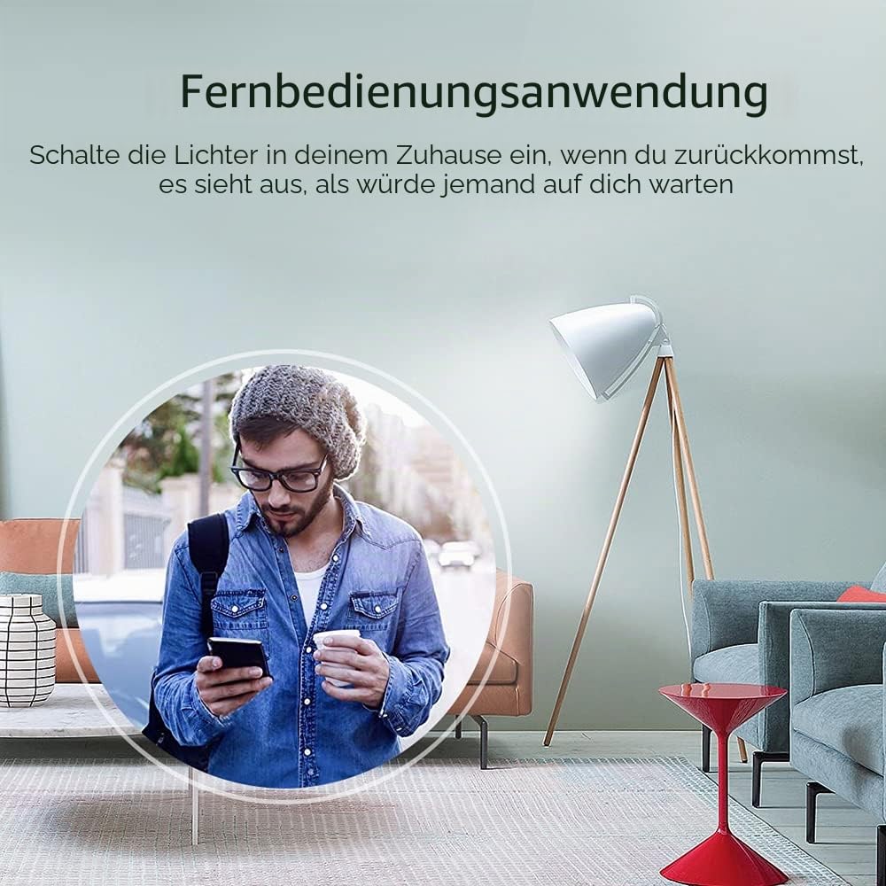 eMylo 6 PCS 2.4G WLAN Schalter Universal Smart WiFi Lichtschalter Relaismodul Fernbedienung Timer Sprachsteuerung mit Alexa Echo, Google Assistant DIY Smart Home Unterstützung Android iOS APP