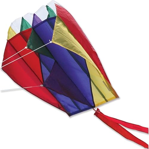 Parafoil 2 Rainbow Kite (13" x 21") con 500' de línea de prueba de 50lb
