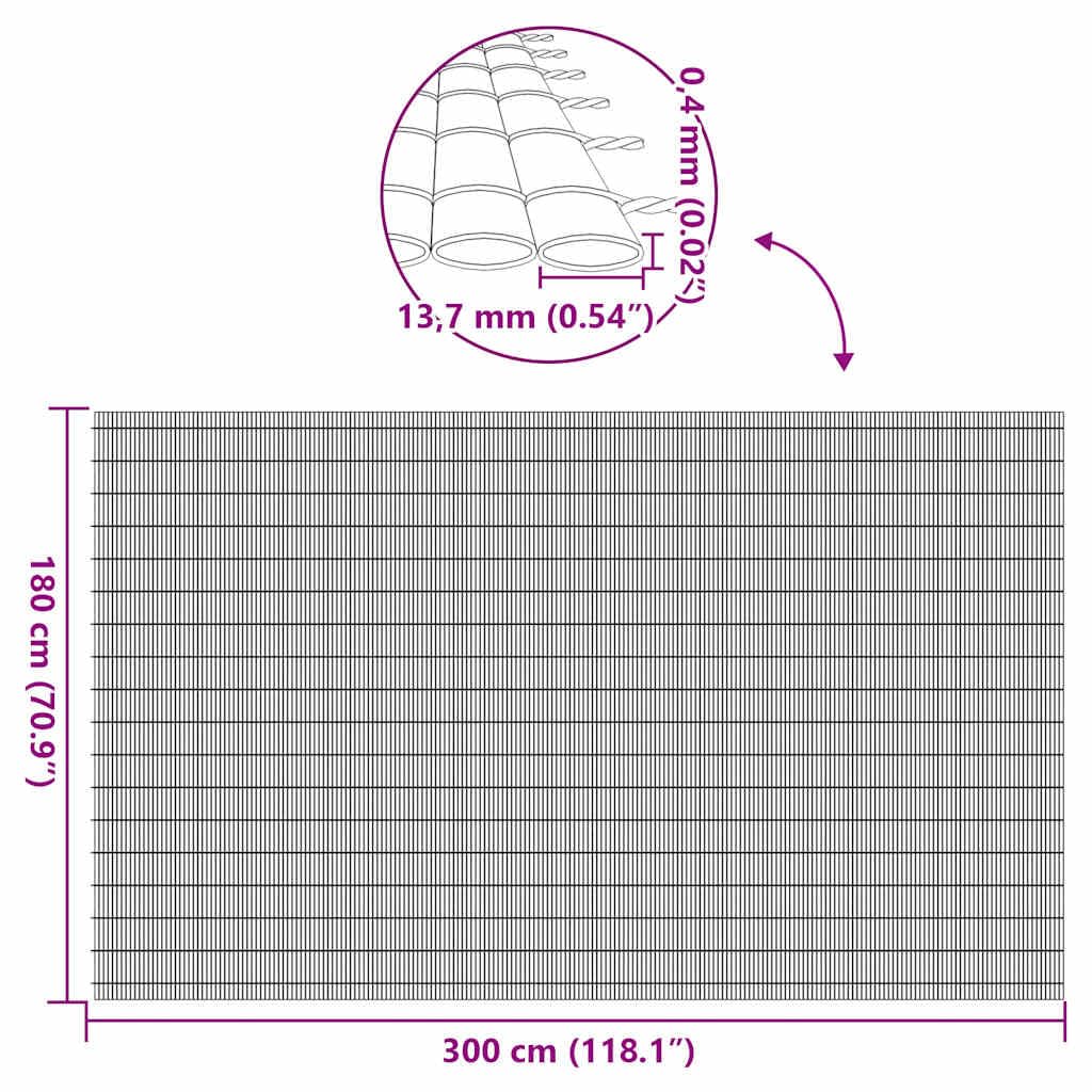 vidaXL Gartenzaun Doppelseitig Weiß 1,8x3 m PVC, Sichtschutzmatte, Sichtschutz, Zaun, Sichtschutzzaun, Windschutz, Windschutzmatte, Sonnenschutzmatte