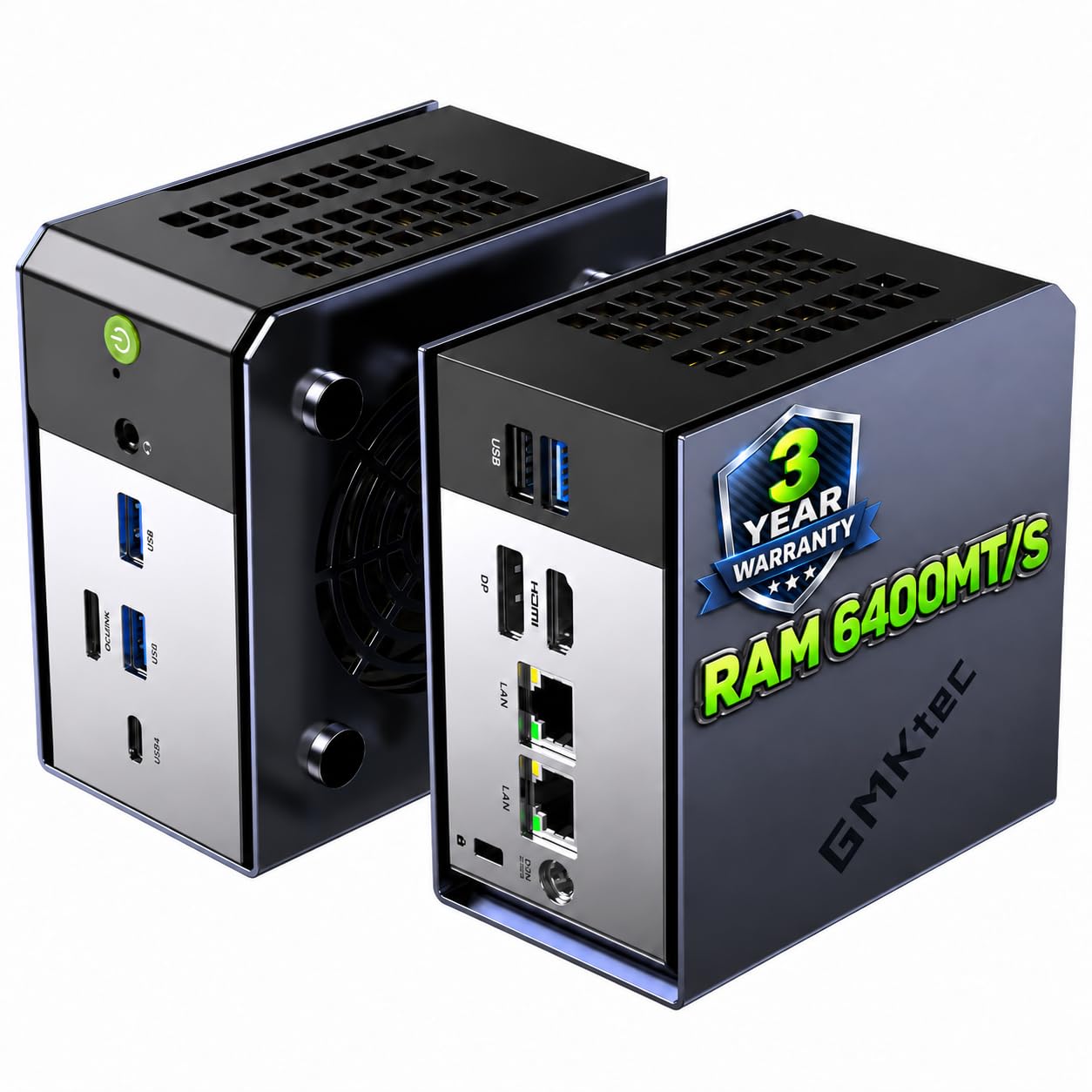 Amazon.com: GMKtec M8 Mini PC AMD Ryzen 5 PRO 6650H (Turbo 4.5GHz