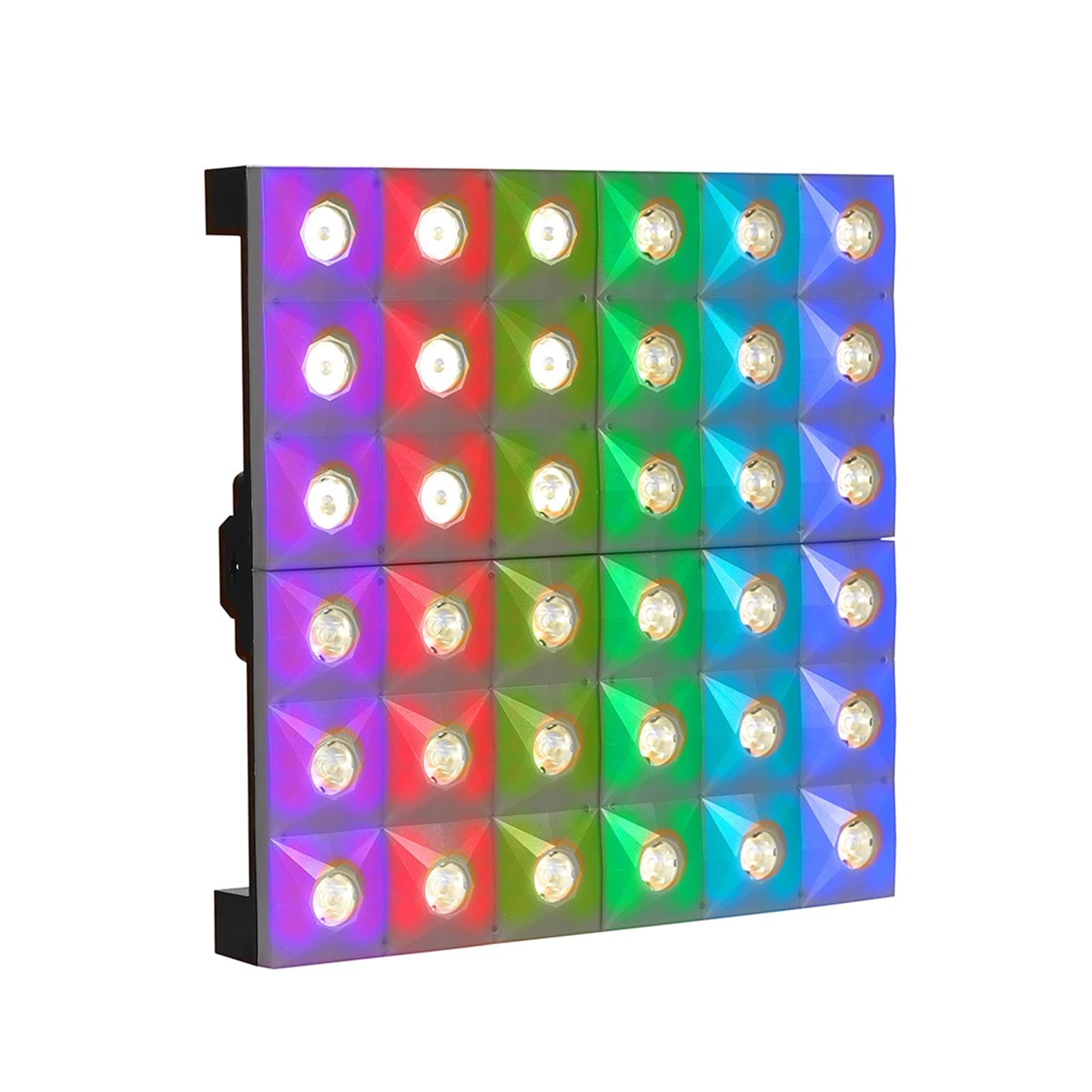 Luces de escenario 36 / 49pcs 3W LED 2 en 1 Matrix Light Bar Stet Rgb Punto de fondo Control de haz de haz de teñido Lámpara de lavadora de pared Para fiestas, eventos, conciertos, clubes, espectáculo