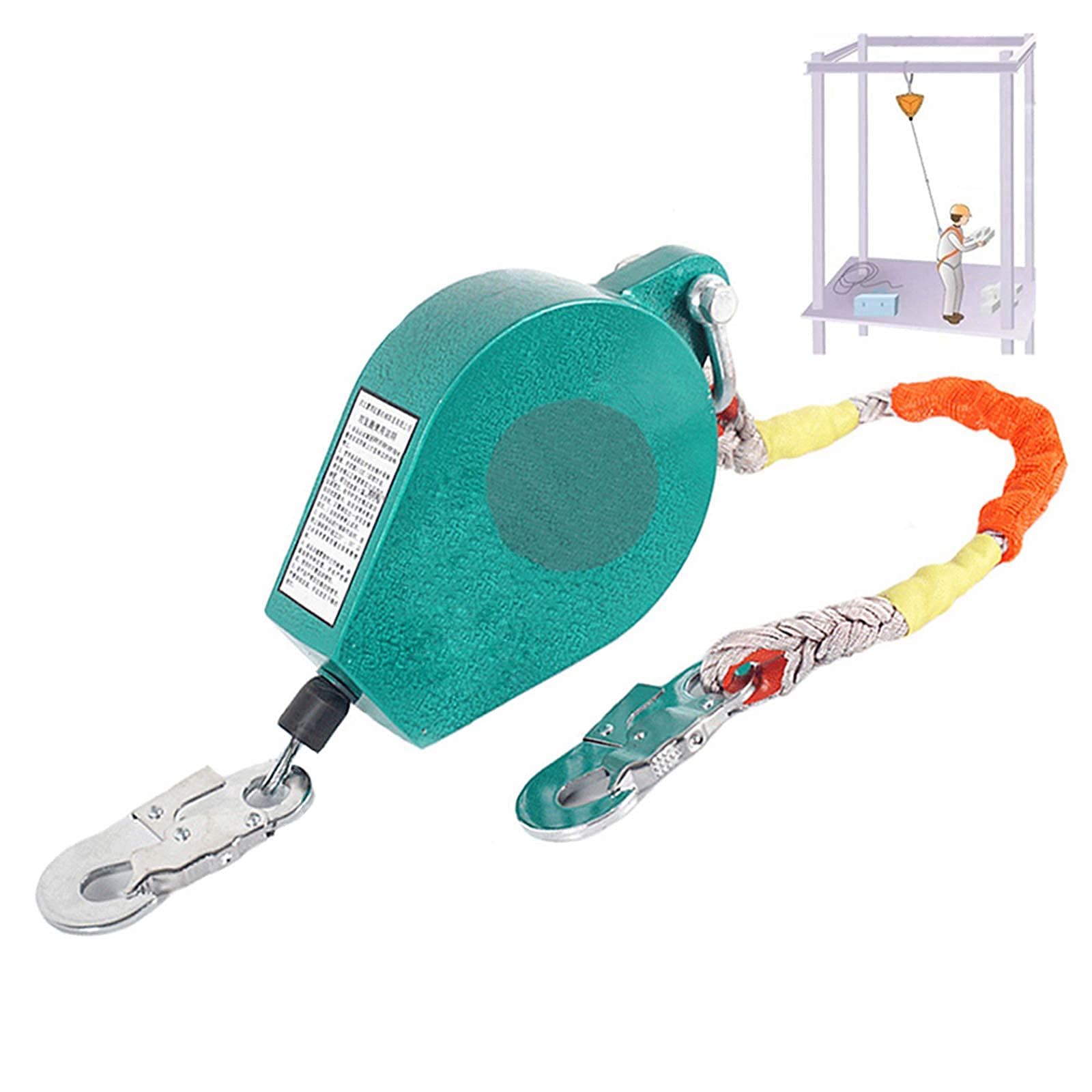 inBEKEA Self Retracting Lifeline Cable Safety Fall Maroc