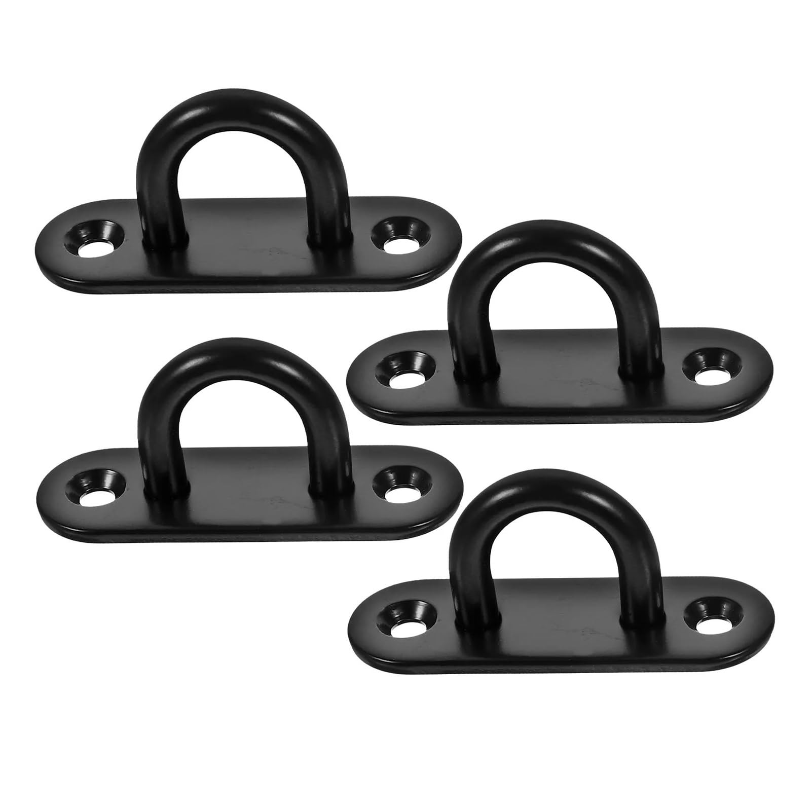 Ucygor One Color Eye Plate 8Pcs Ceiling Hooks Heavy Duty Stainless Steel Pad Eye Plate For Wall Fan Hanging Mounted Hook For Wall Ceiling Hanging