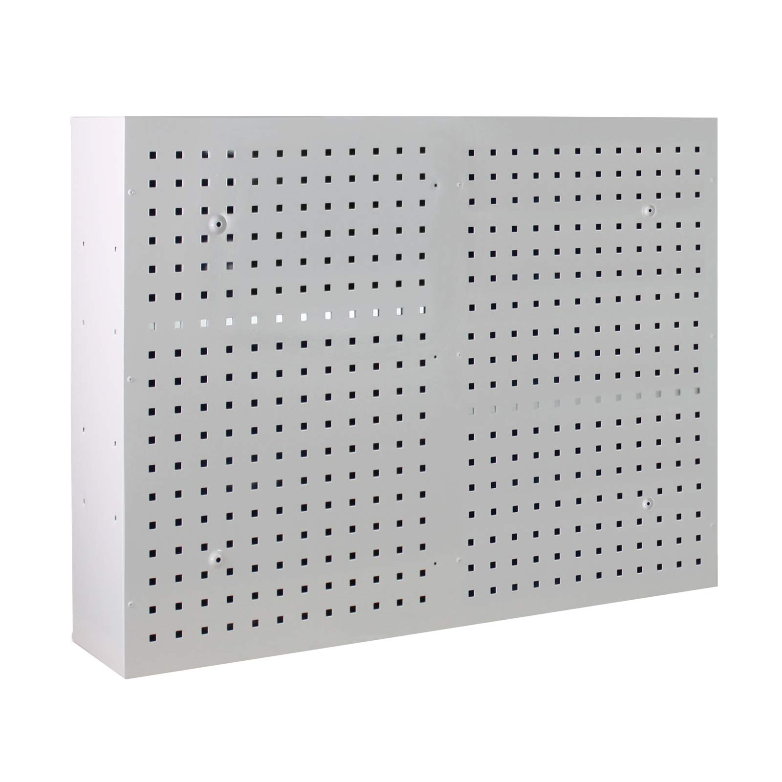 Bad Armoire Murale de Rangement Métallique 2 Portes 75 x 100 x 20 cm
