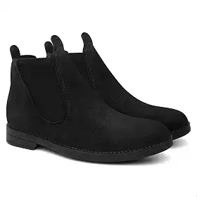 Bota Botina Masculina Camurça Confortável Leve Reforçada