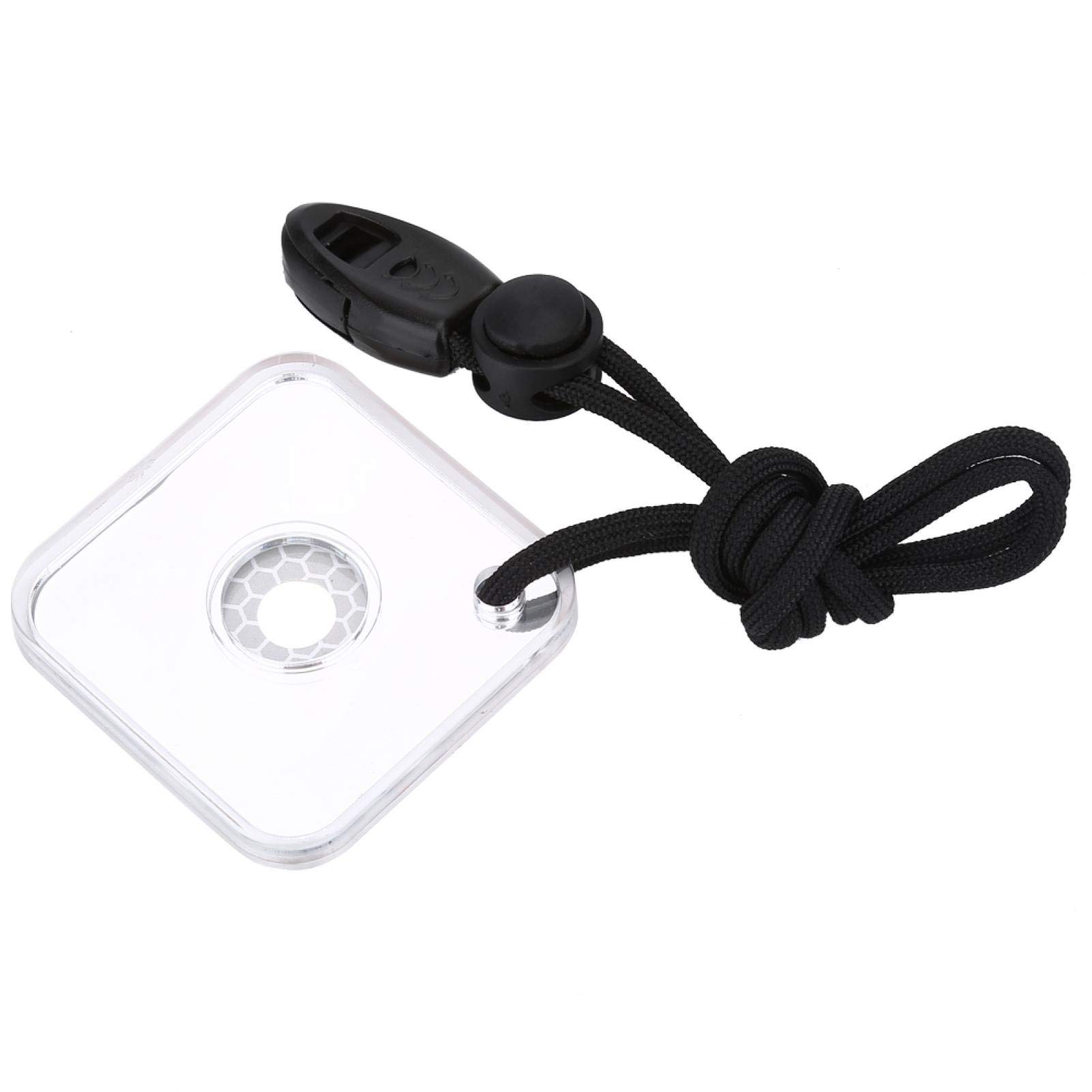 DAUERHAFTSignal Mirror, Outdoor Reflective Survival Mirror with Adjustable Lanyard,Multifunctional Emergency Rescue Reflective Signal Mirror Tool,for Camping, Hunting, Skiing