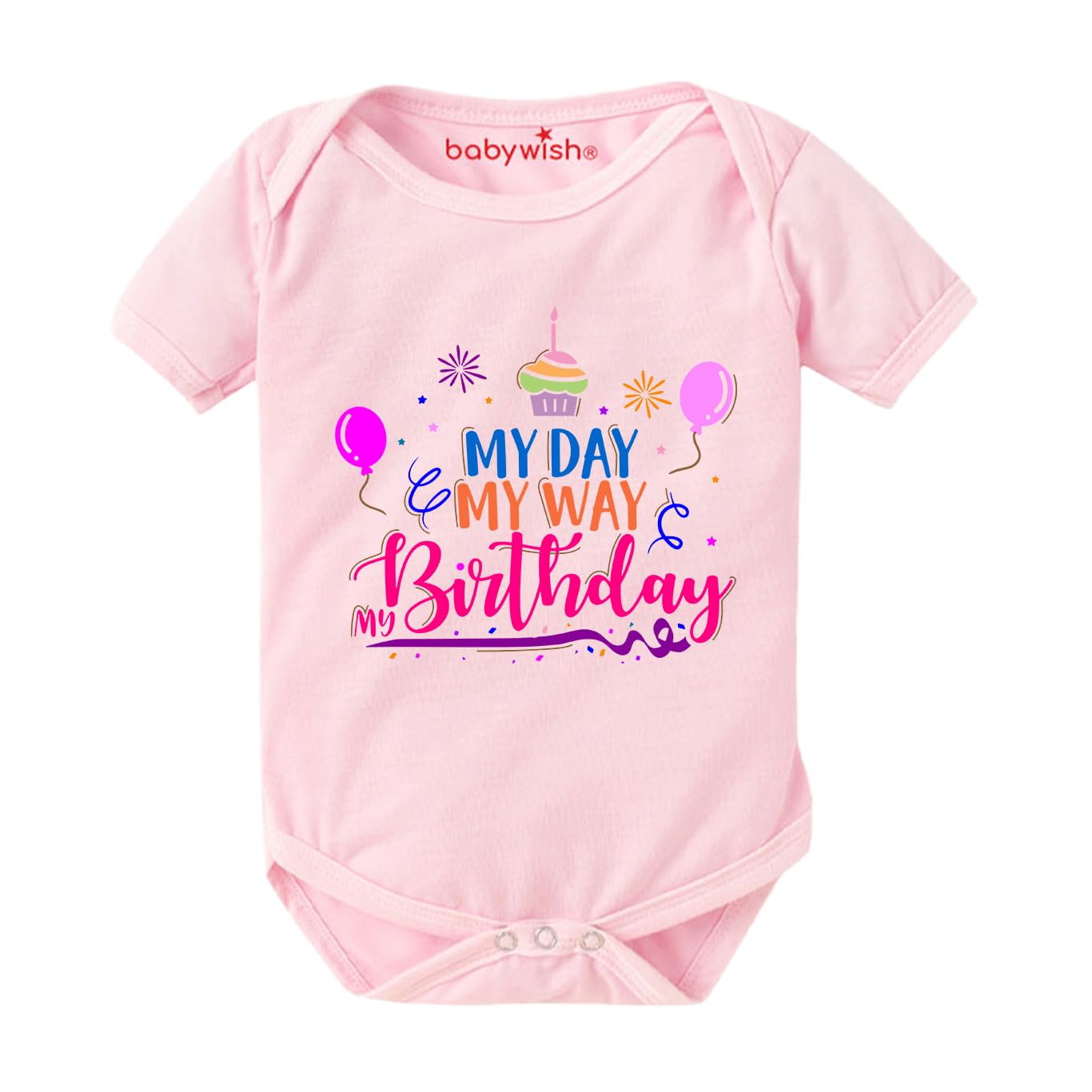 Monthly Birthday Milestone Romper for Boy’s and Girl’s Dress Happy Birthday Bodysuit Half Sleeve Romper Set for One Months birthday Romper My Day May WAy
