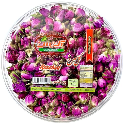 Capullos de rosa secos naturales enteros para té y cuidado miniatura 1