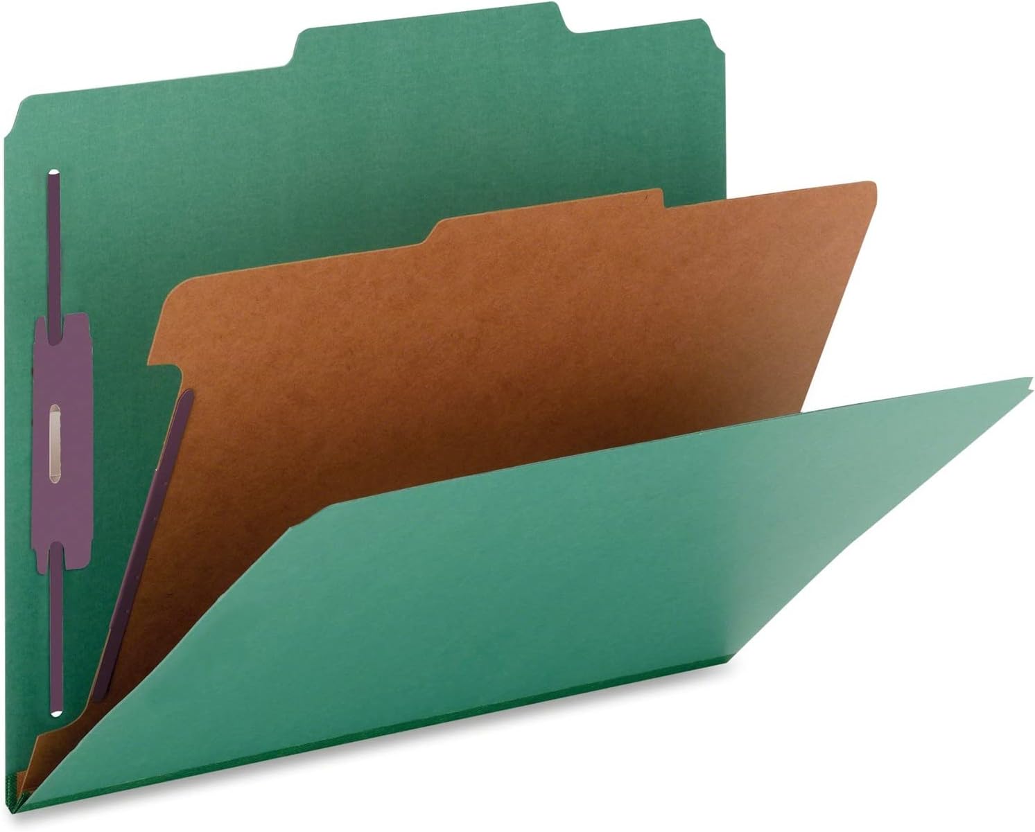 SP17222 Classification Folders,1 Div, 2-Inch Exp, Legal,10/BX, GN