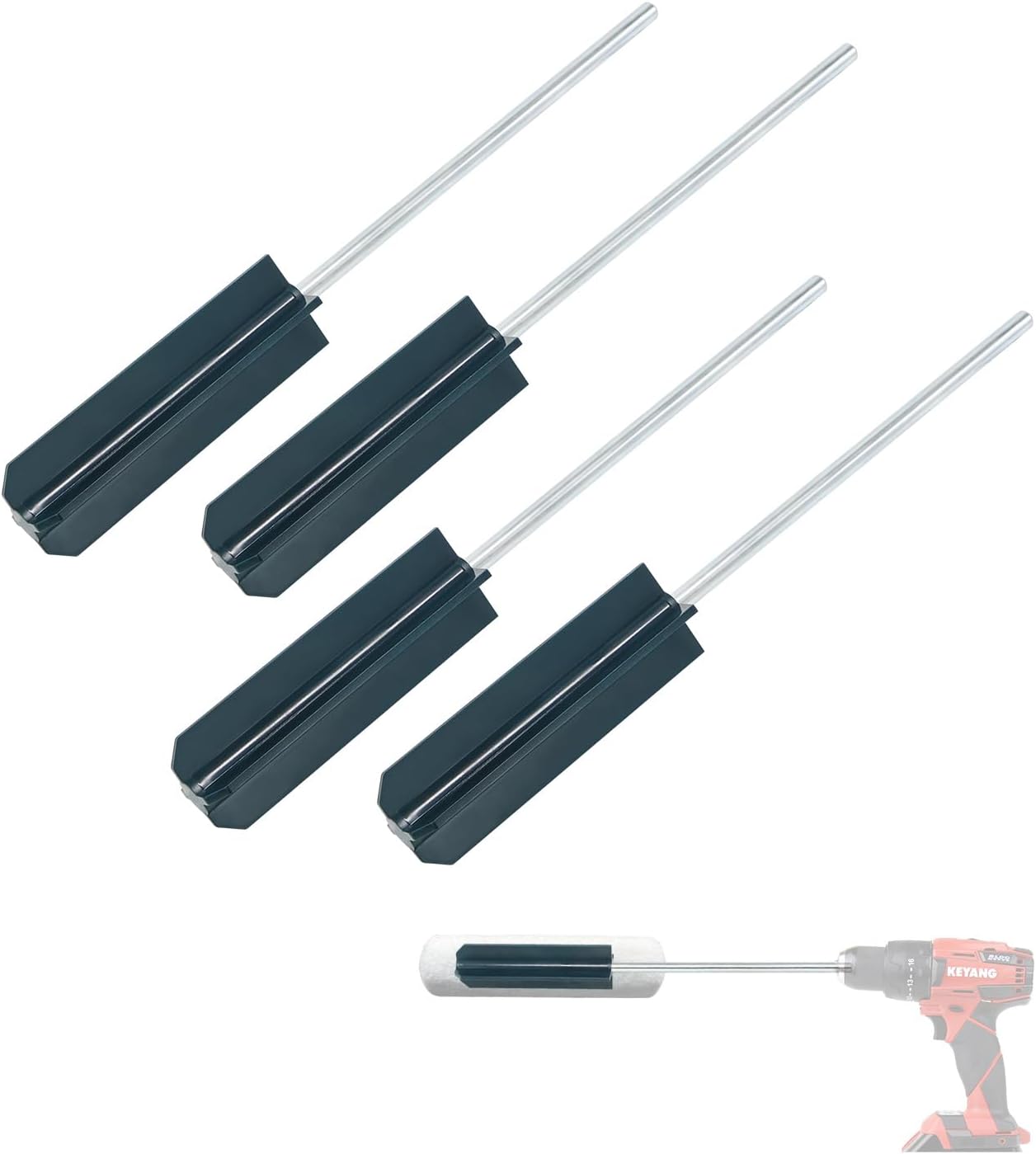 Paint Roller Cleaner Dryer Washer Cleaning Tool for Paint Rollers, Fit 9’’ to 18’’ Paint Roller, Drill Driver Attachment Device-1 Pack