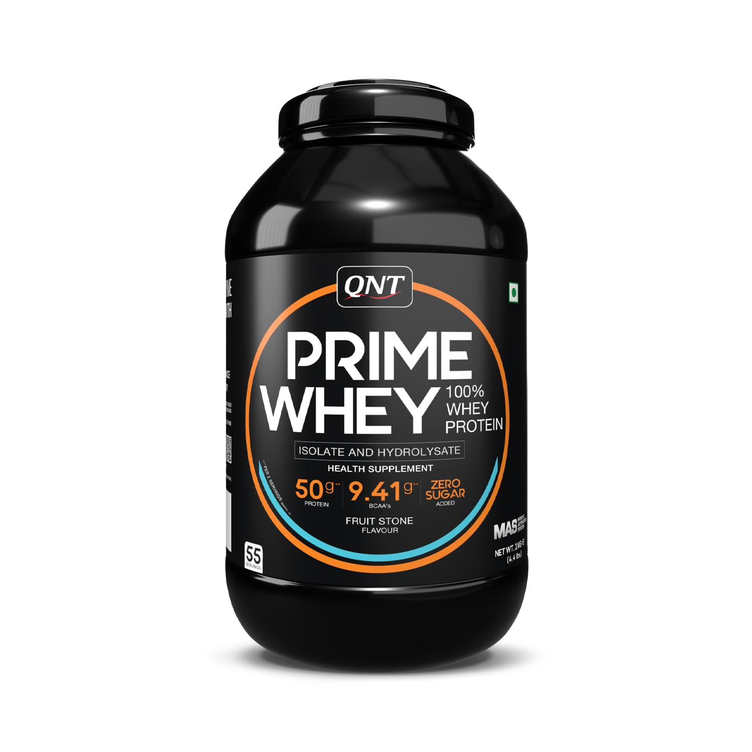 QNT Prime Whey Protein Powder | Fruit Stone, 2 Kg | Triple Blend of Whey Isolate, Concentrate & Hydrolysate | 25g Protein, 4.7g BCAA per Scoop | Best Whey Protein Powder for Men & Women (B0CNKG1DXZ) Amazon Price History, Amazon Price Tracker