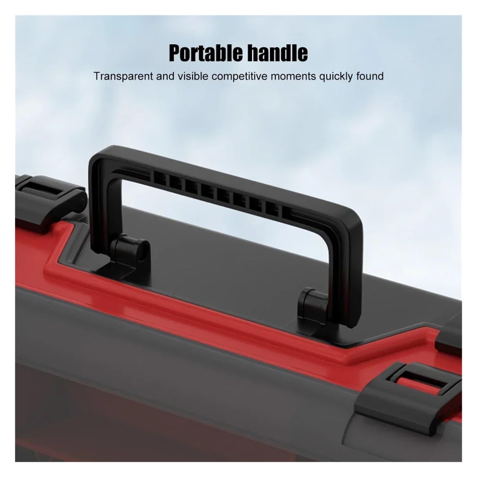 Scatola Porta-Attrezzi da Pesca Portatile, Doppio Strato, Staccabile, con Scomparto for Accessori da Pesca, Esca E Gancio. per ami, Esche