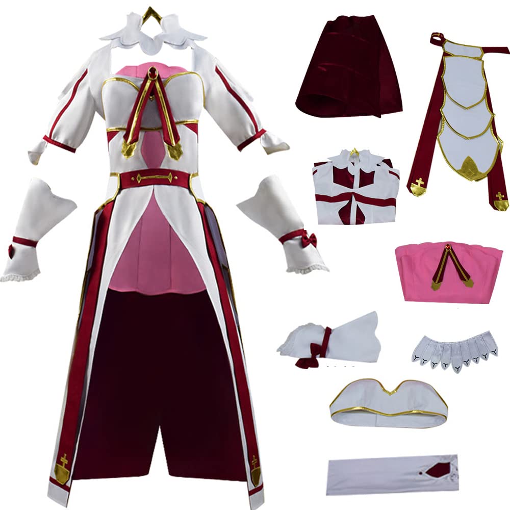 Sword Art Online Yuuki Asuna Cosplay Costume Halloween Deluxe Suit Customize