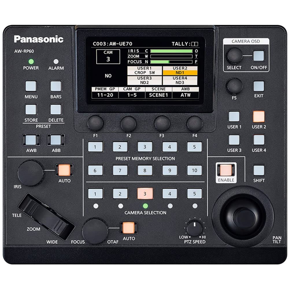 Amazon.com : Panasonic AW-RP60 Remote PTZ Camera Controller