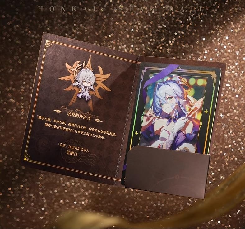 崩壊スターレイル　招待状　ホタル　30枚セット 崩壊：スターレイル ピノコニー調和セレモニー 招待状セット（24