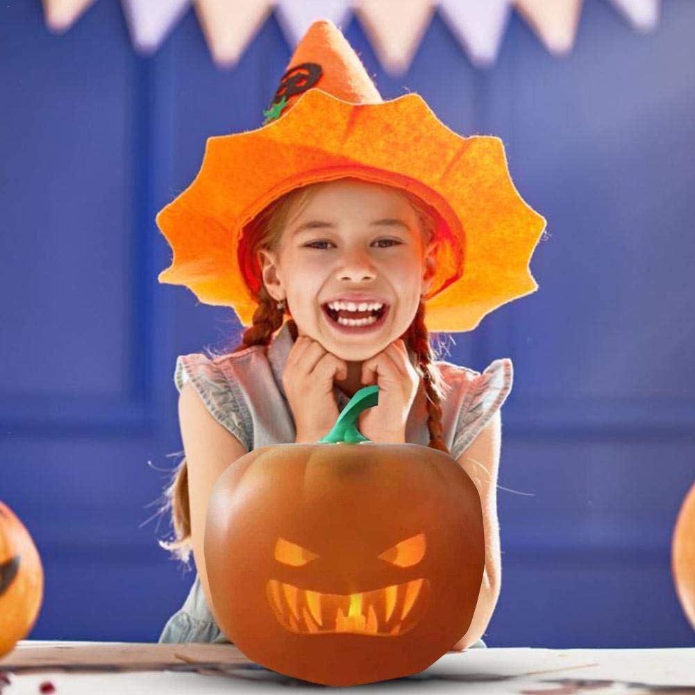 Lanterne citrouille en verre pour Halloween, accessoires, Sculpture