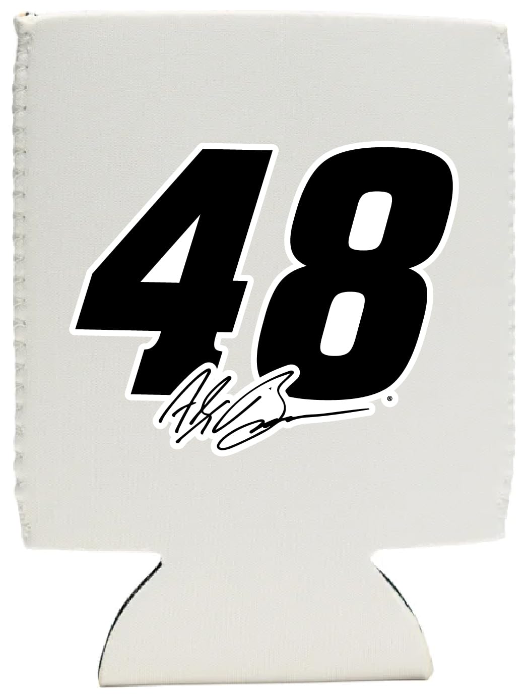 Nascar #48 Alex Bowman Neoprene Can Hugger Officially Licensed (White)