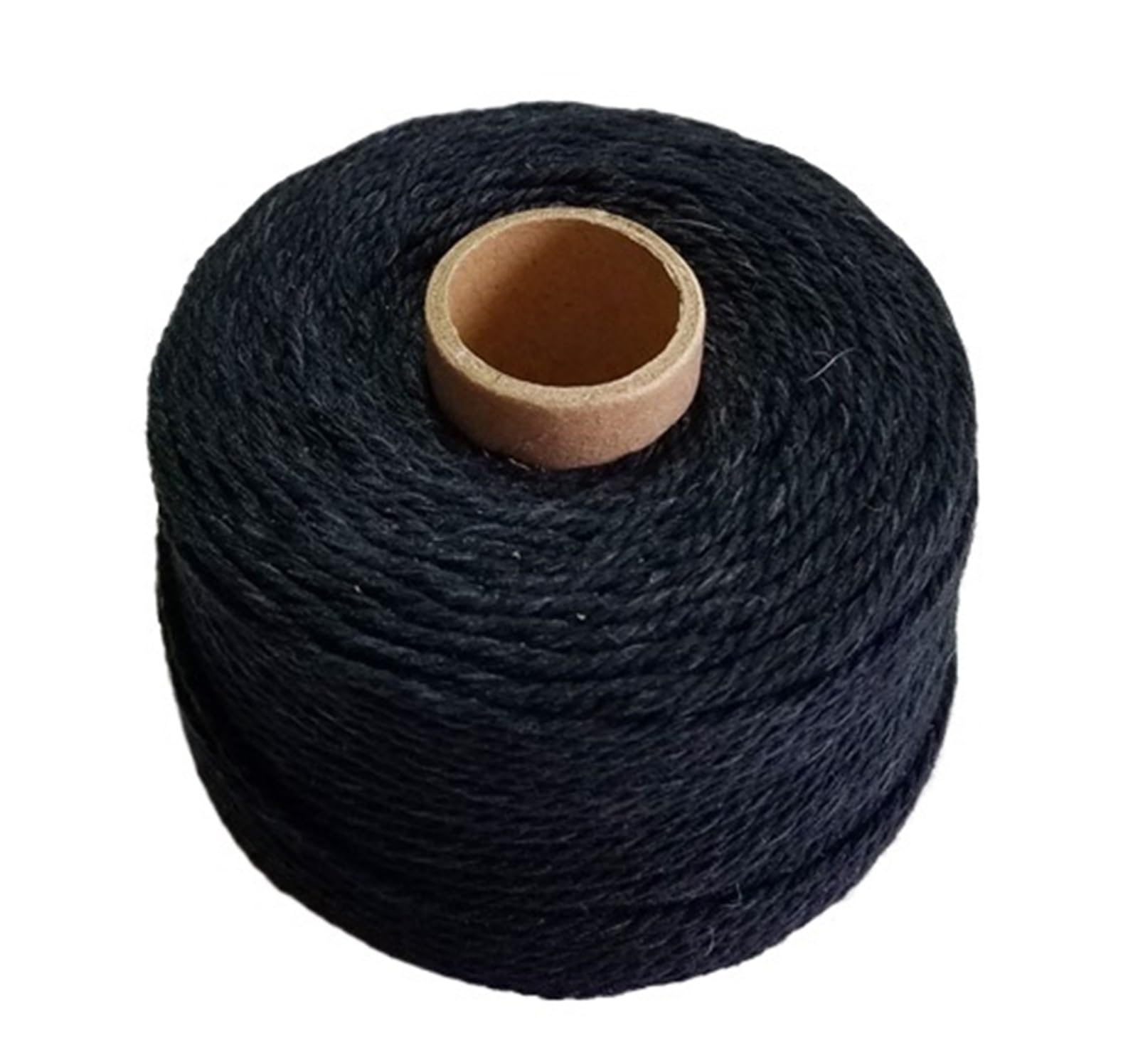 Cotton Macrame Cord Colourful Cotton Rope 80m/roll Twine Macrame Cords String Thread For Party Wedding Decoration Accessory DIY(Black)