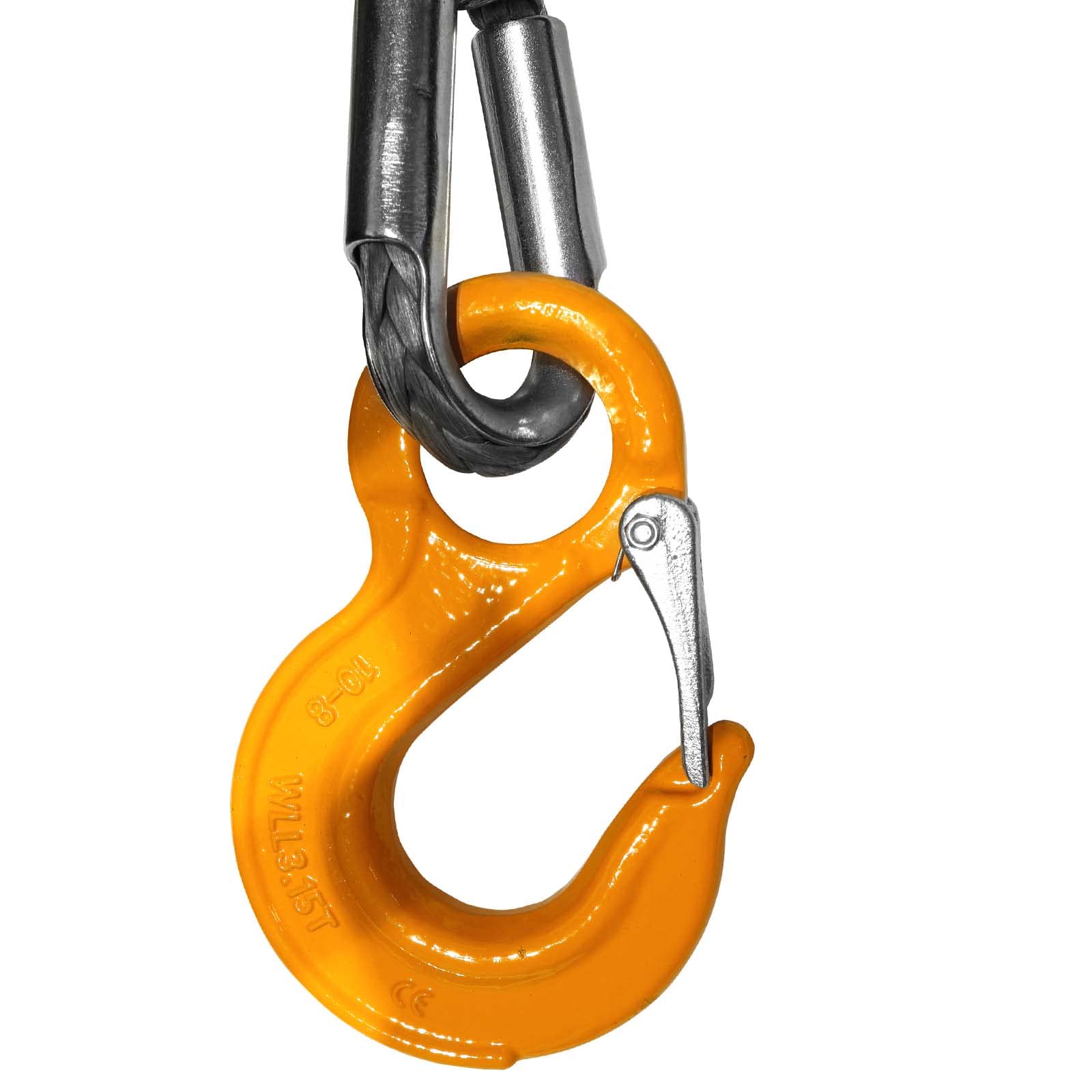 WINCHMAX. - Corda Sintetica per verricello di Alta qualità, 30 m x 12 mm, con Gancio da Competizione