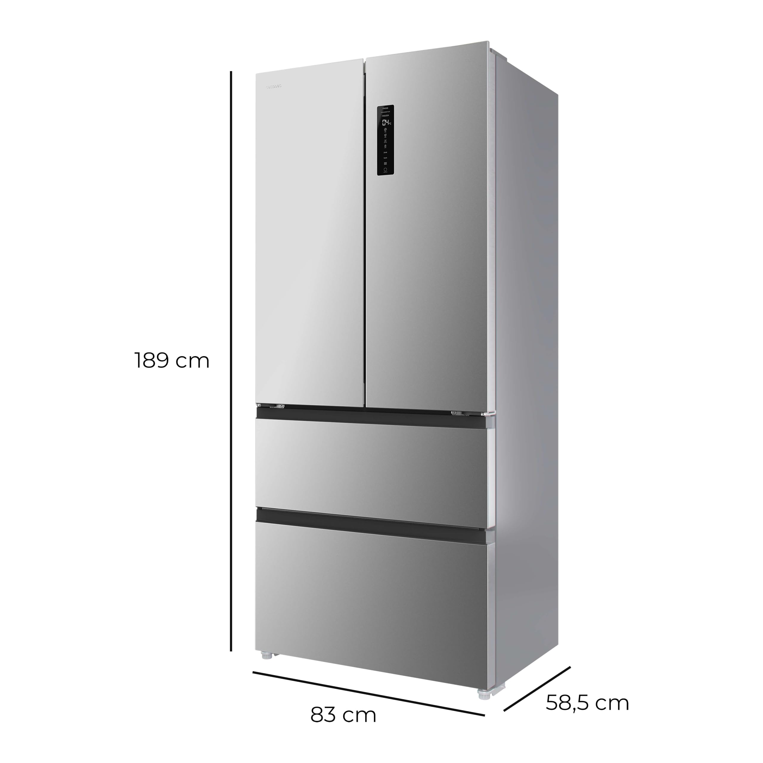 Refrigeratore French Door Cecotec 4porte SBI 458 Lisci - Dettaglio