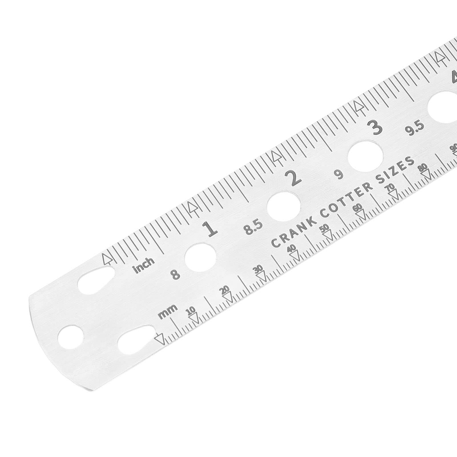 Scale, Spokes Stainless Steel Double Sided Measuring Tool with Diameter of Crank Locking Screw Spoke Tension Meter for Crank Locking Screw