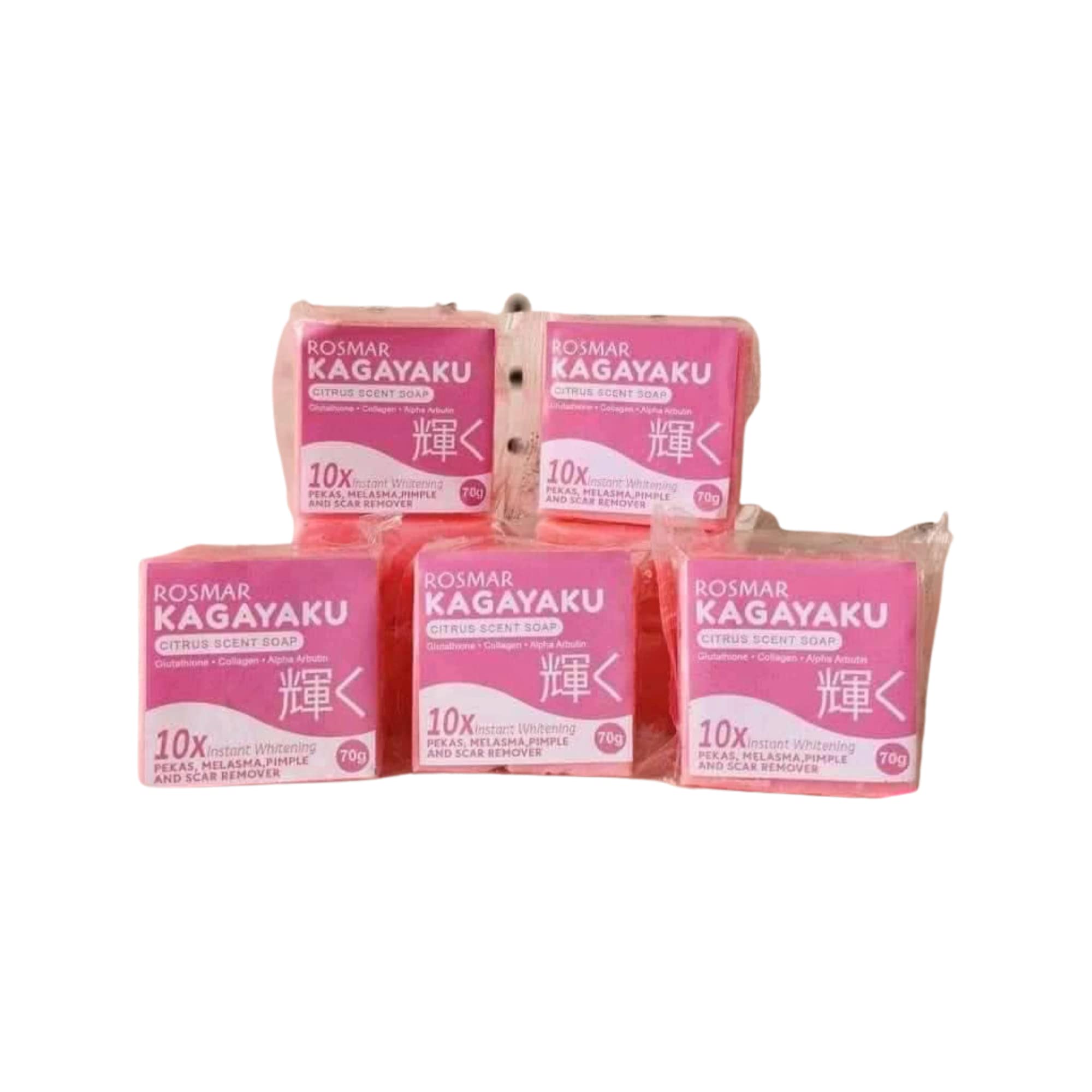 3 Bars ROSMAR KAGAYAKU CITRUS SCENT Soap Scar Remover,70g Each Bar