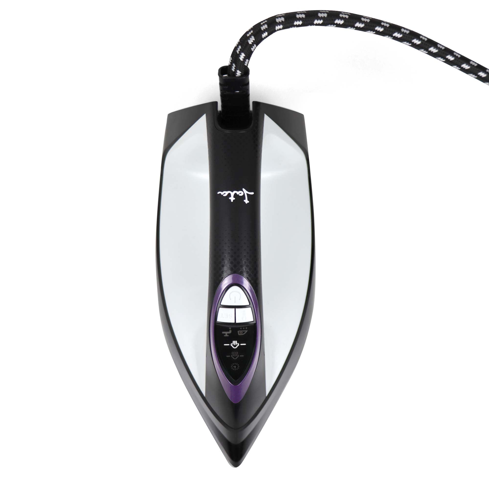 JATA JECP8522 - Centrum prasowania z ceramiczną podeszwą 3.200 W. Żelazko pionowe, Super para. Pojemność 1,7 l. Wydajność 7 barów. Stała para 130 g/min