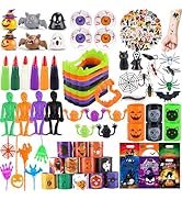 YMGN 251Pcs Halloween Party Favors For Kids, Bulk Fidget Toys For Party Supplies Assortment Party Toys Goody Bag Fillers Classroom Prizestreasure Box Stuffers Halloween Treats Non Candy