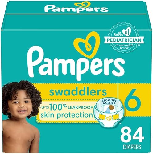 Miniatura 54 de Pampers Swaddlers - Pañales desechables muy suaves para bebé talla 2, 148