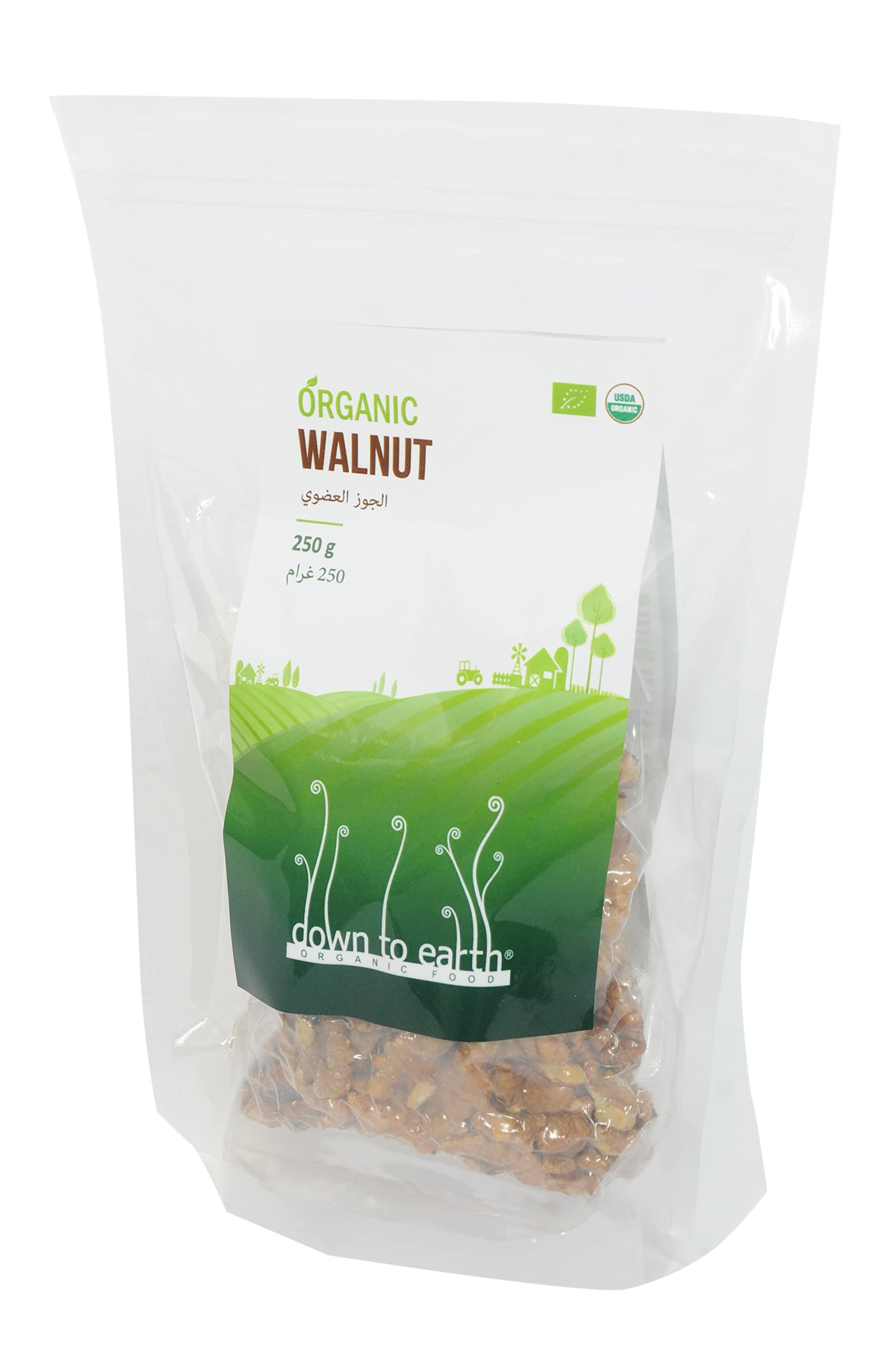 Down To Earth Organic Walnuts 250g