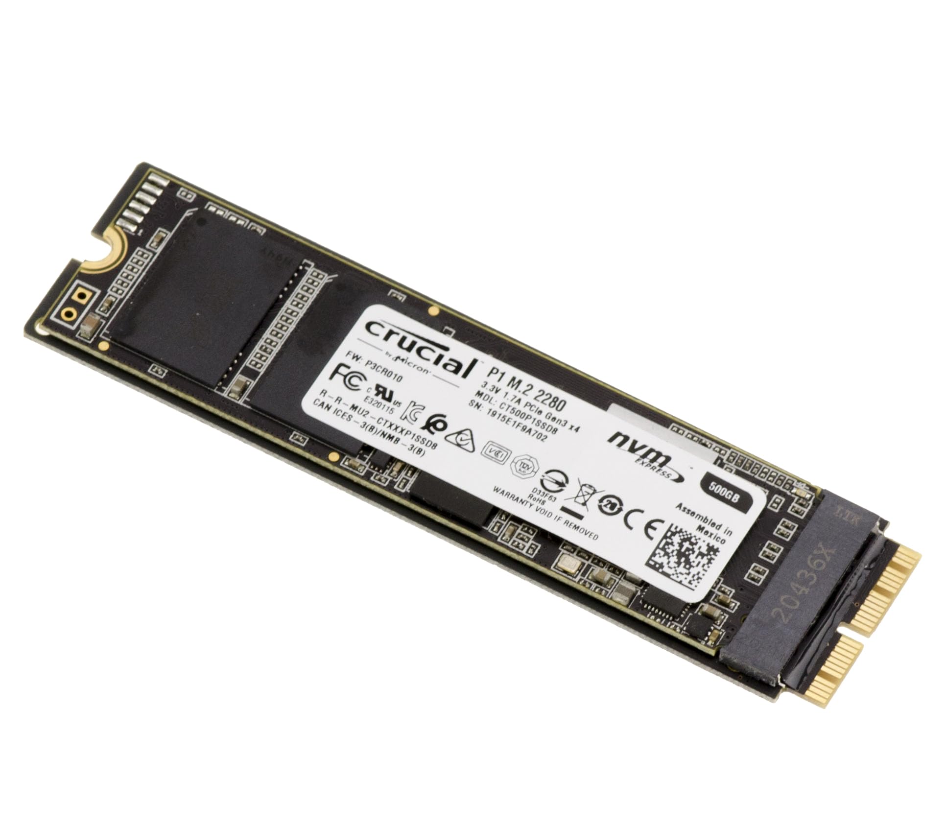 KALEA-INFORMATIQUE Adapter M2 do Mac 2013 2014 2015 2016 2017 2018 2019 2020 z 12+16-punktowym dyskiem SSD. Obsługa M.2 NVMe dla komputerów Mac wyprodukowanych po 2015 r.
