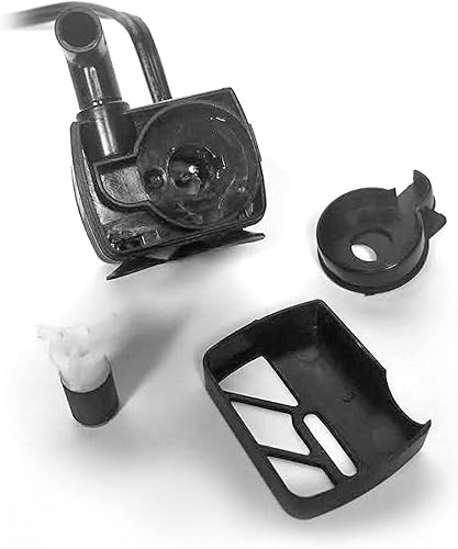 Miniatura 4 de Pioneer Pet Fuente de gotas de lluvia, fuentes para beber para mascotas (60 onzas, plástico, blanco y negro)