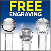 Vista 2 de Crown Awards Trofeo de austeridad global, trofeos de globo de cristal de 6