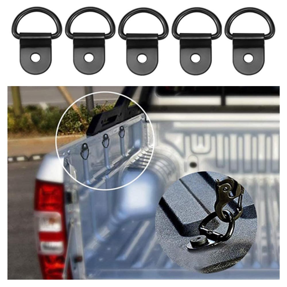 20 Anelli A D In Acciaio Inox Per Rimorchio - Occhielli Di Fissaggio Per Camion, Kayak, Attrezzature