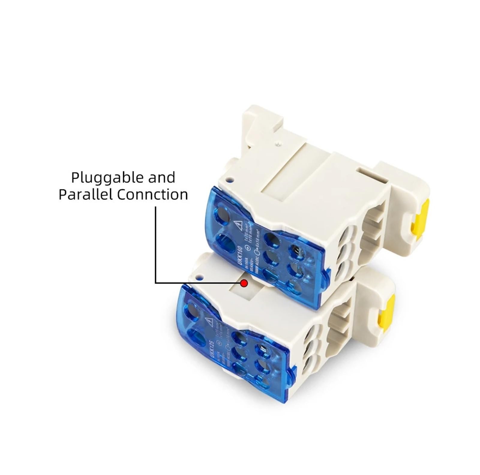 Skrzynka rozdzielcza listwy zaciskowej UKK80A UKK125A UKK160A UKK250A UKK400A UKK500A 1 w wielu elektrycznych szynach DIN (UKK-250A)