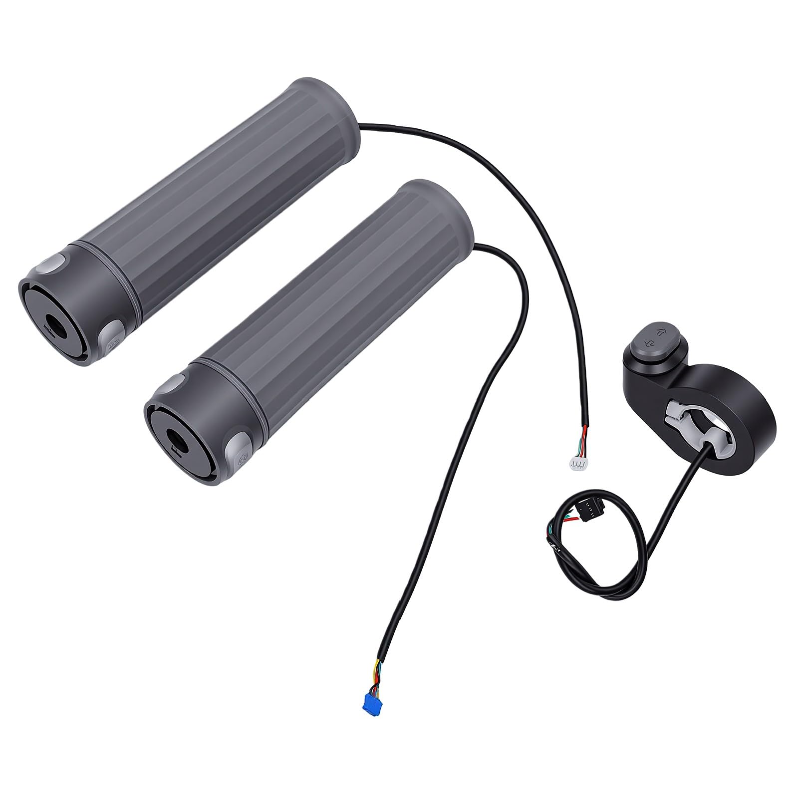 Puños de Manillar para Patinete Eléctrico Silicona Suave con Intermitentes para 4 Pro Plus MAX Calidad Antideslizante 2 Unidades