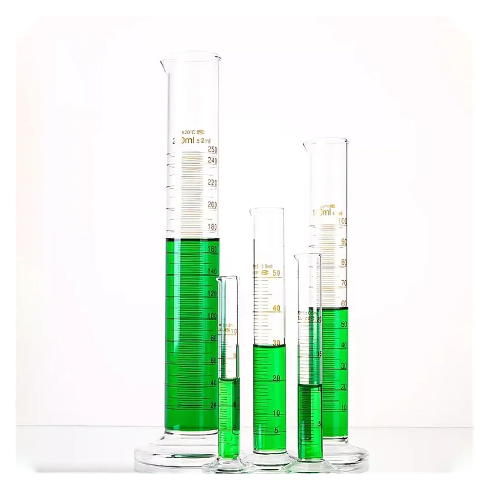 Attrezzatura for esperimenti didattici con cilindro graduato in vetro, resistenza alle alte temperature(1000ml)