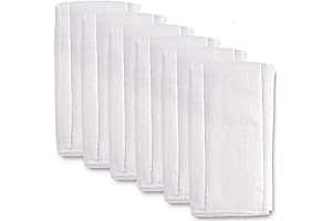 Li'l Helper 6 Ply Washable Burp Cloths for Babies and Toddlers
