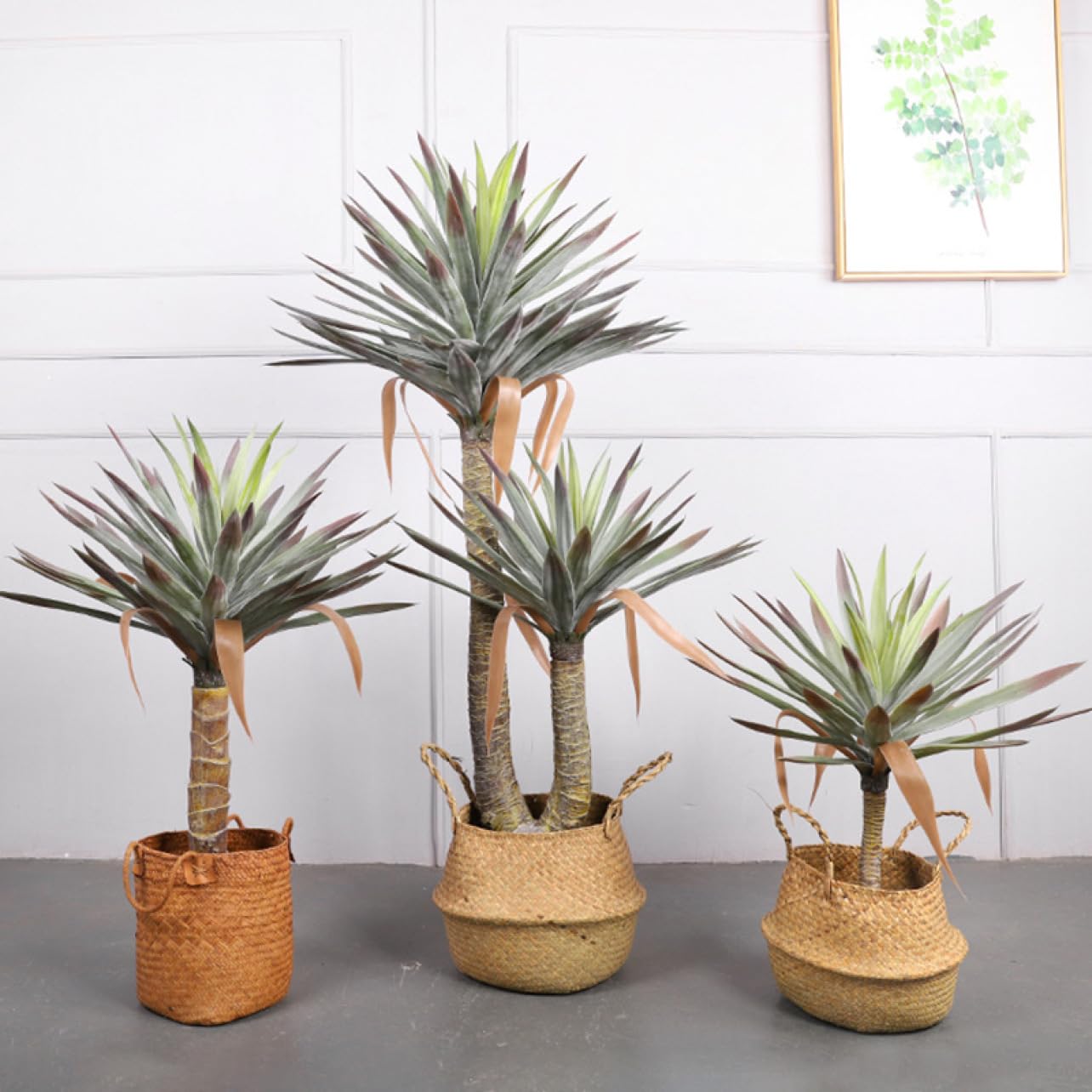 Amazon｜HGJH 人工観葉植物 フェイクグリーン 130cm 大型 造花