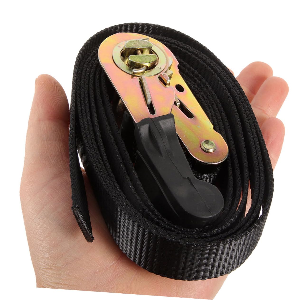 TOPBATHY 3pièces Sangles à Cliquet Épaissies pour Camion Et Sangles Arrimage à Tension Réglable De Chargement Robustes pour Déménagement Et Usage Domestique
