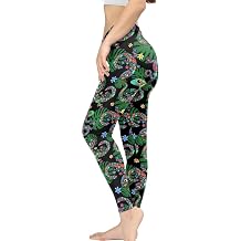 Leggings for Women Athletic Workout Tights, Fun Fruits Activewear Lounge Pants for Workout, Yoga, Running