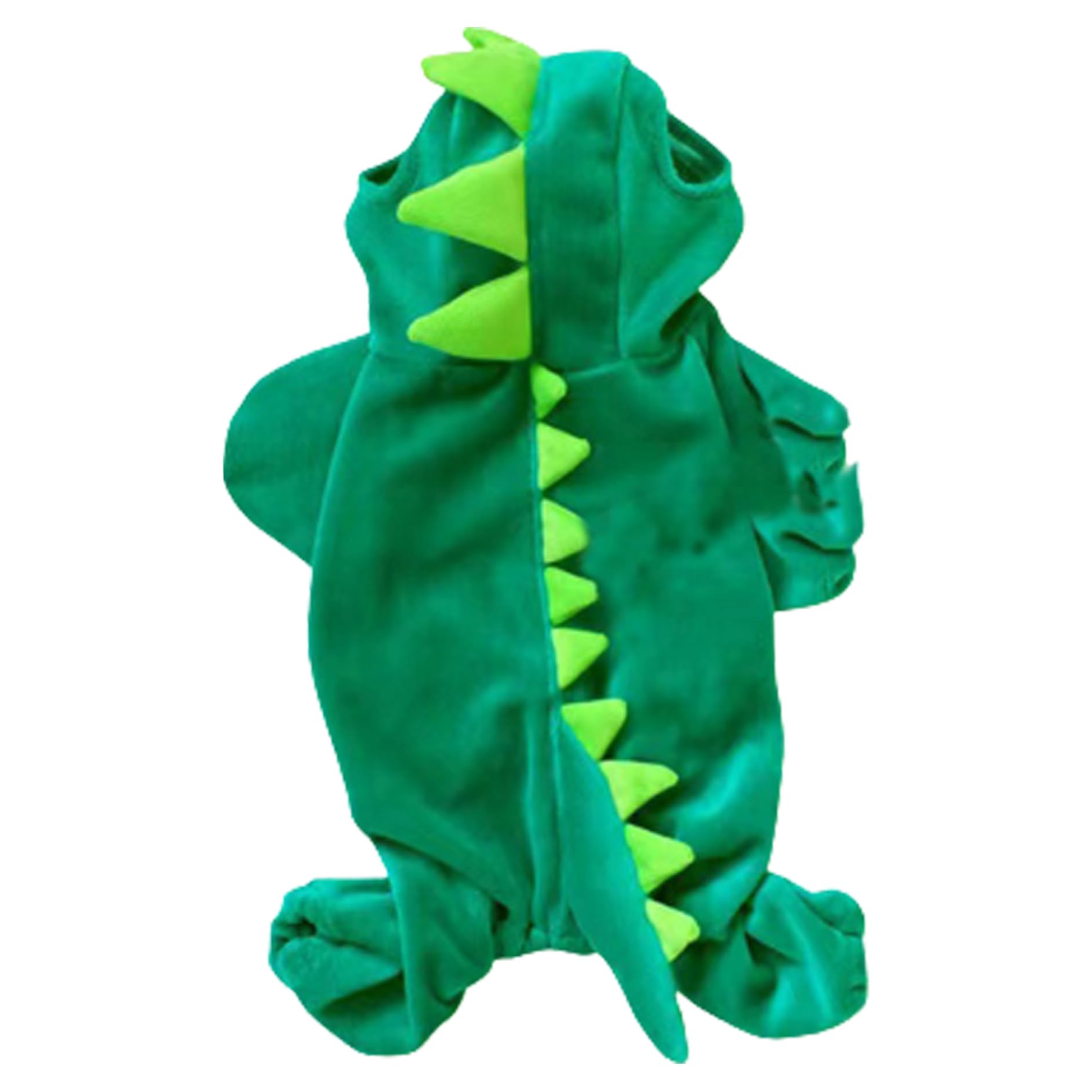 Chien Dinosaure Costume Taille XXL Mignon Costume de Chien Halloween Manteau Manteau Cristal en Velours d'hiver à Sweat à Sweat à Capuche