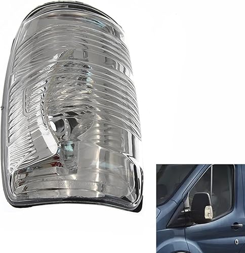Cubiertas de luz para espejo retrovisor lateral de automóvil compatibles con Ford Transit T150 250 350 2015 2016 2017 2018 2019 2020 2021 MK8 2014