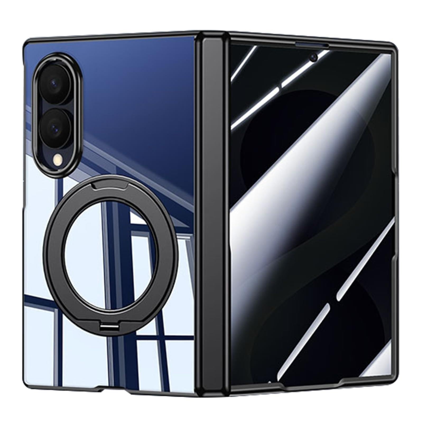 Custodia Per Samsung Galaxy Z Fold 8, Ultra Sottile Case Antiscivolo Staffa | With Protezione Fotocamera Guscio(Nero)