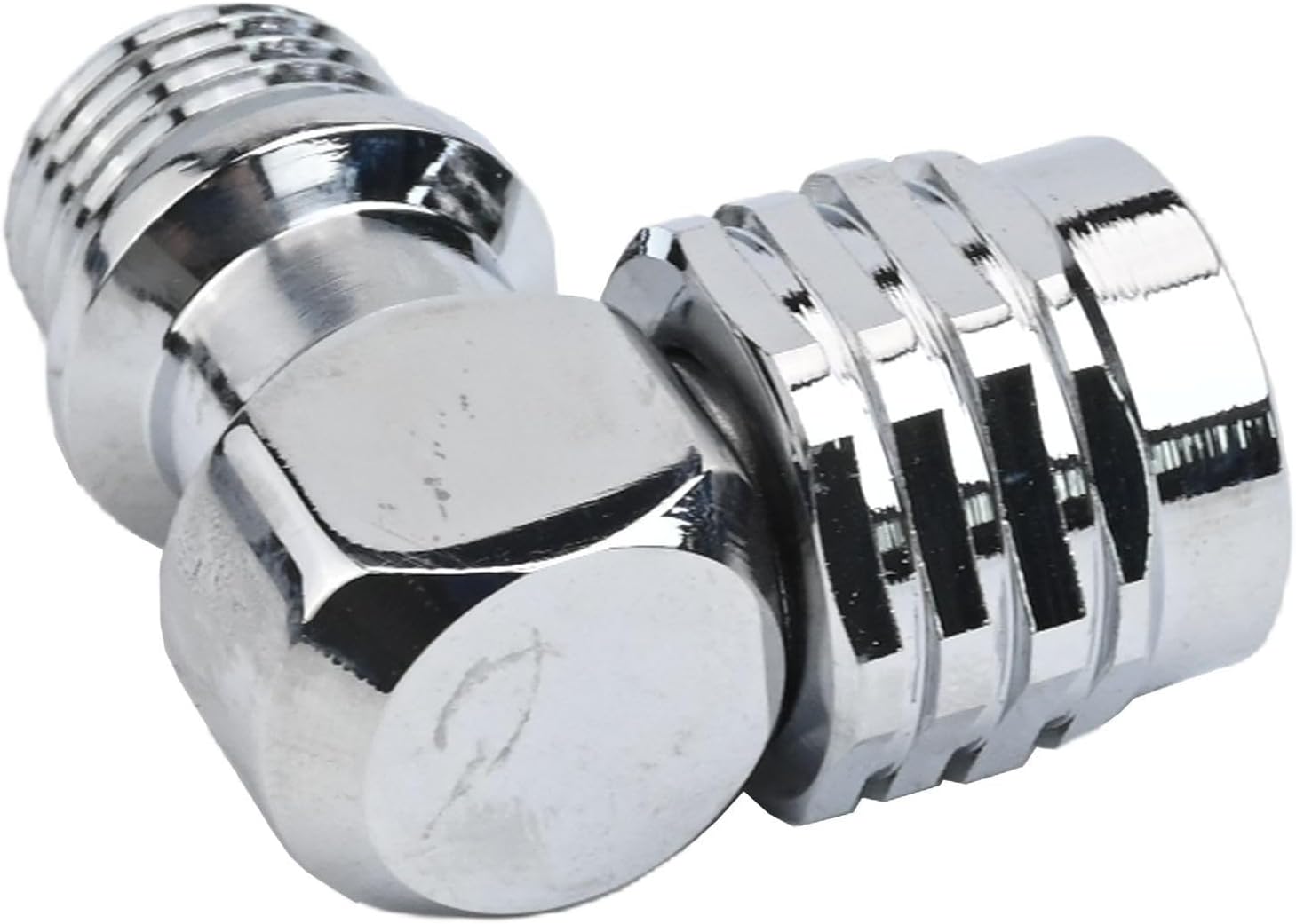 Scuba Diving Swivel 2nd Stage Regulator – 9/16-18UNF- Thread, 360° Rotating, Marine-Grade Brass, Chrome-Plated, Low-Temp Seal, Technical & Recreational Diving(90 degrees)