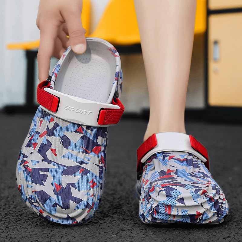 Image of Men's Outdoor Sports Sandals Summer Water Beach Shoes Casual Slippers Lightweight Breathable